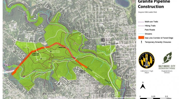 Granite Pipeline Project Map